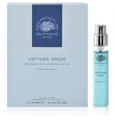 Refill EDT Vetiver Epice (15ml x 3)